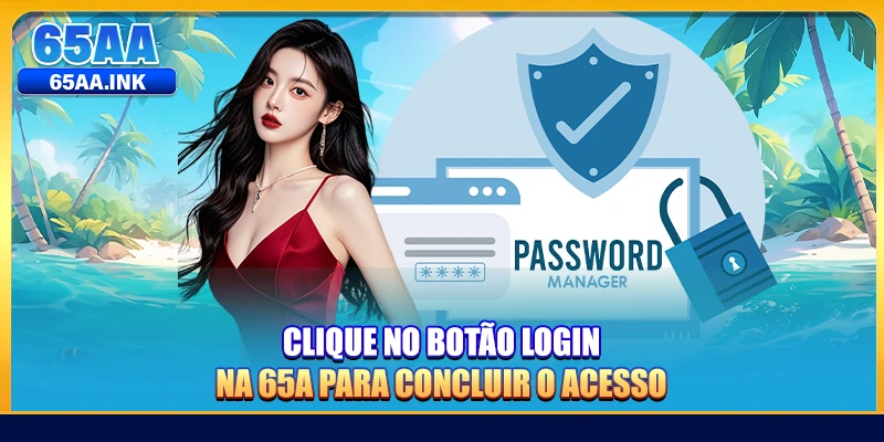 Clique no botão login na 65A para concluir o acesso