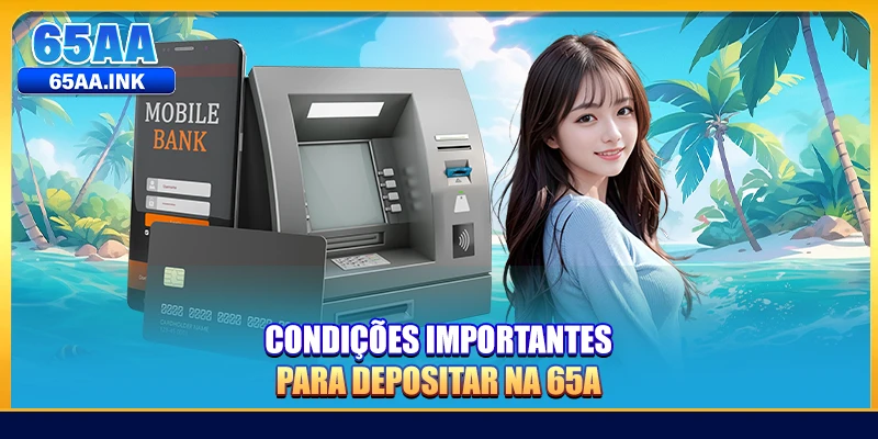 Condições importantes para depositar na 65A