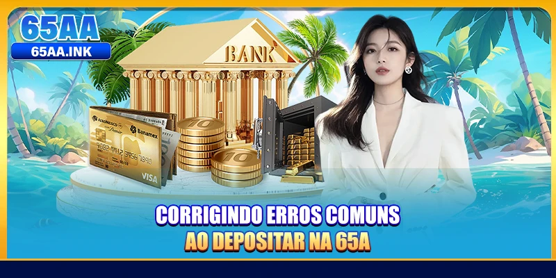 Corrigindo erros comuns ao depositar na 65A