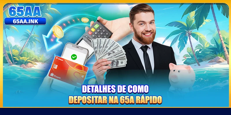 Detalhes de como depositar na 65A rápido