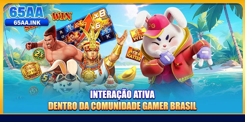 Interação ativa dentro da comunidade gamer Brasil