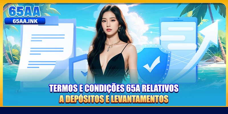 Termos E Condições 65A relativos a depósitos e levantamentos